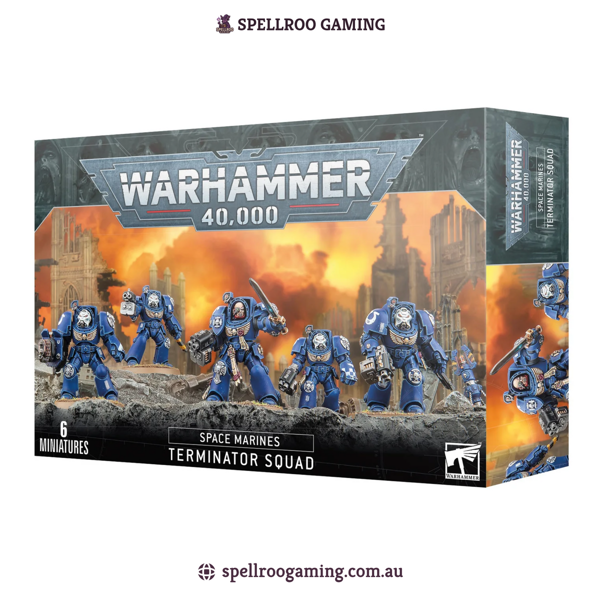 Warhammer: 40K – Space Marines - Terminator Squad (6 Citadel Miniatures)