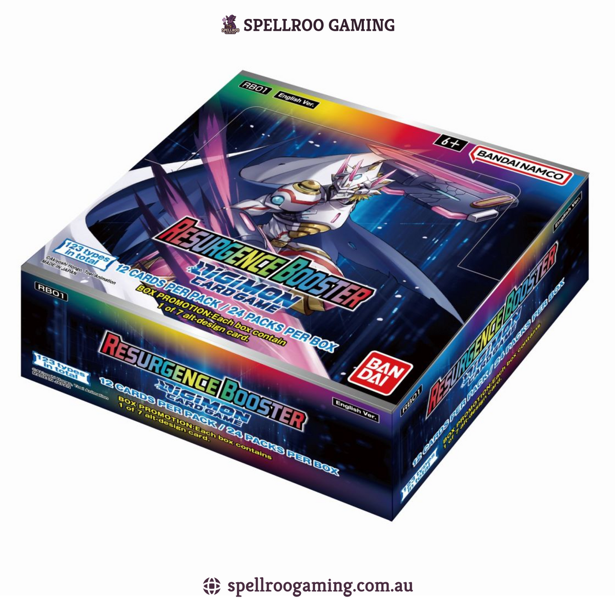 Digimon Card Game: PB01 - Resurgence Reboot Booster Box – English