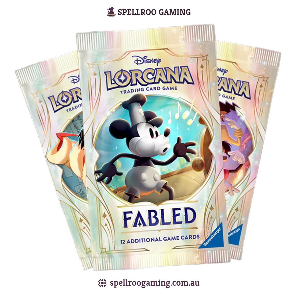 Disney Lorcana TCG: Set 9 - Fabled Booster Pack English SPELLROO GAMING Disney Lorcana TCG: Set 9 - Fabled Booster Pack English SPELLROO GAMING