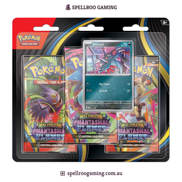 Pokemon TCG: Phantasmal Flames - Mega Evolution Phantasmal Flames 3 Booster Blister - English