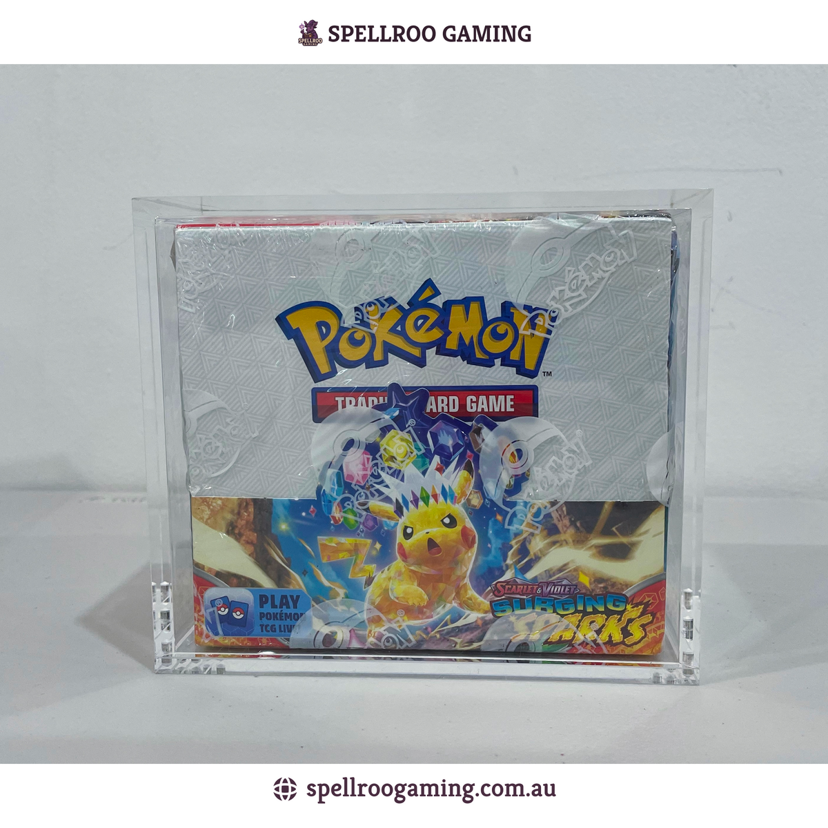 Magnetic Acrylic Booster Box Protector: Pokemon Booster Box Size - 5mm