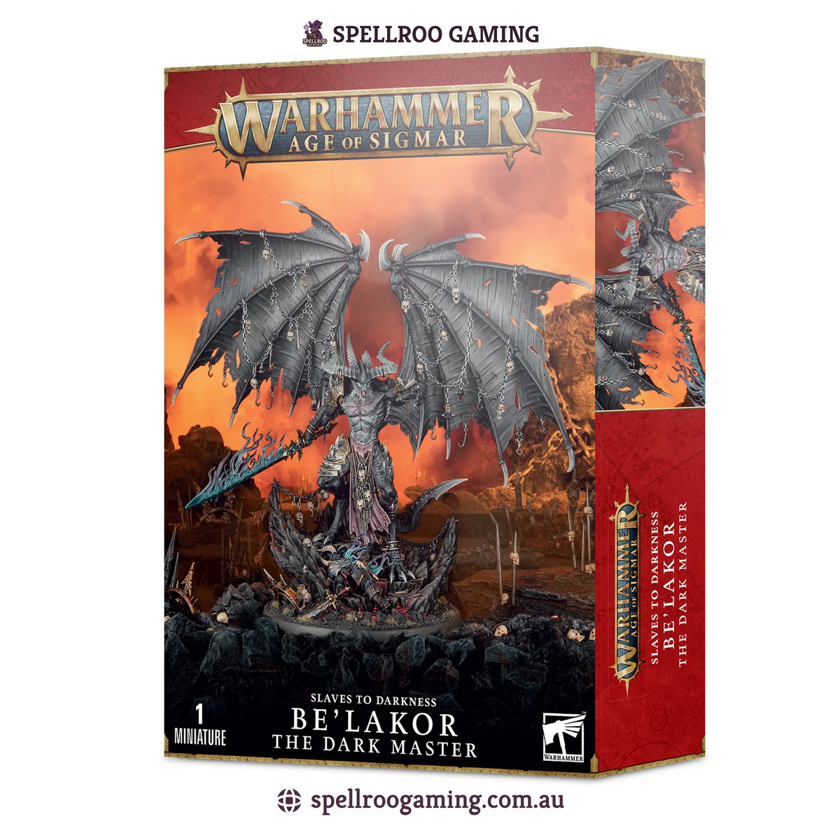 Warhammer: Age of Sigmar - Slaves To Darkness - Be'Lakor The Dark Master (1 Citadel Miniature))