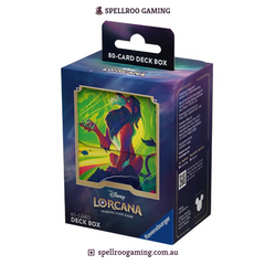 Disney Lorcana TCG: Set 6 - Azurite Sea - Scar Deck Box