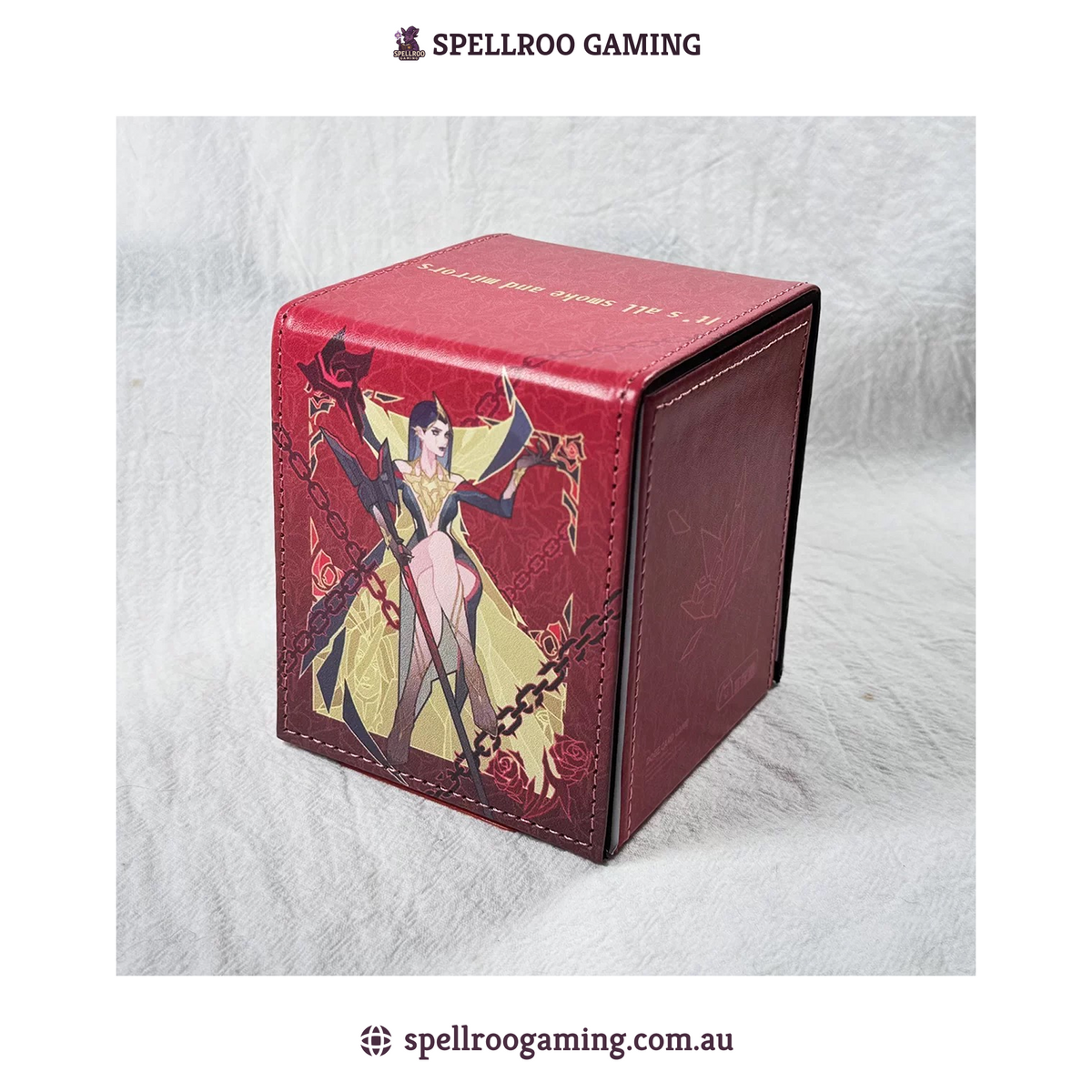 Riftbound: League of Legend TCG: Leblanc Deck Box - Display Window - Fits 80 Cards -  English