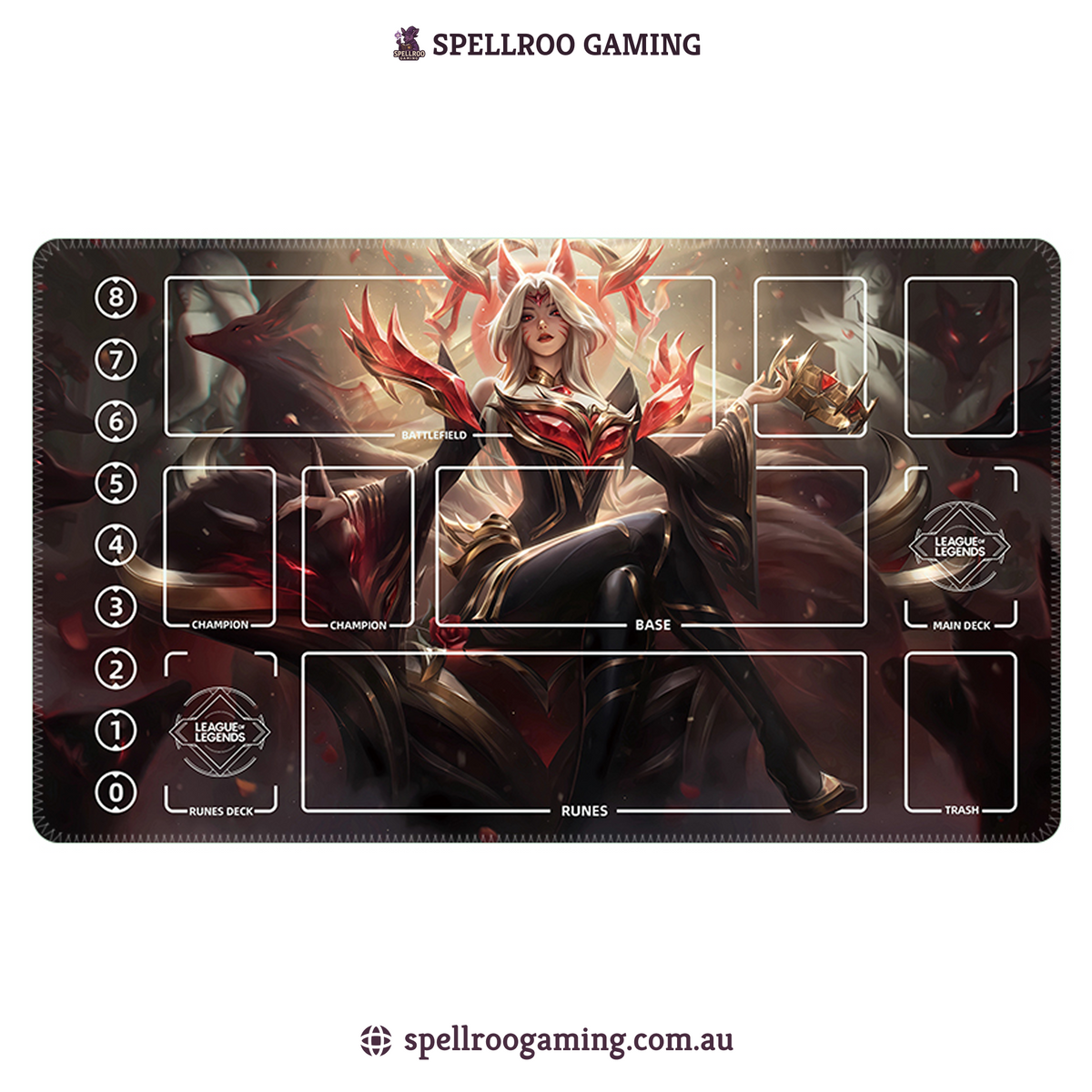 Riftbound: League of Legends TCG: Single Playmat (3mm) – Ahri 3 – English
