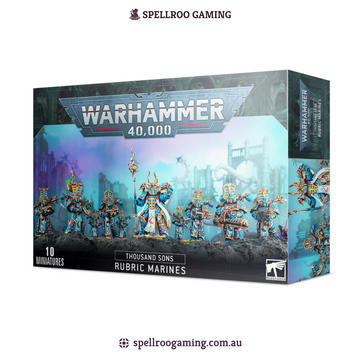 Warhammer: 40K – Thousand Sons – Rubric Marines (10 Miniatures)