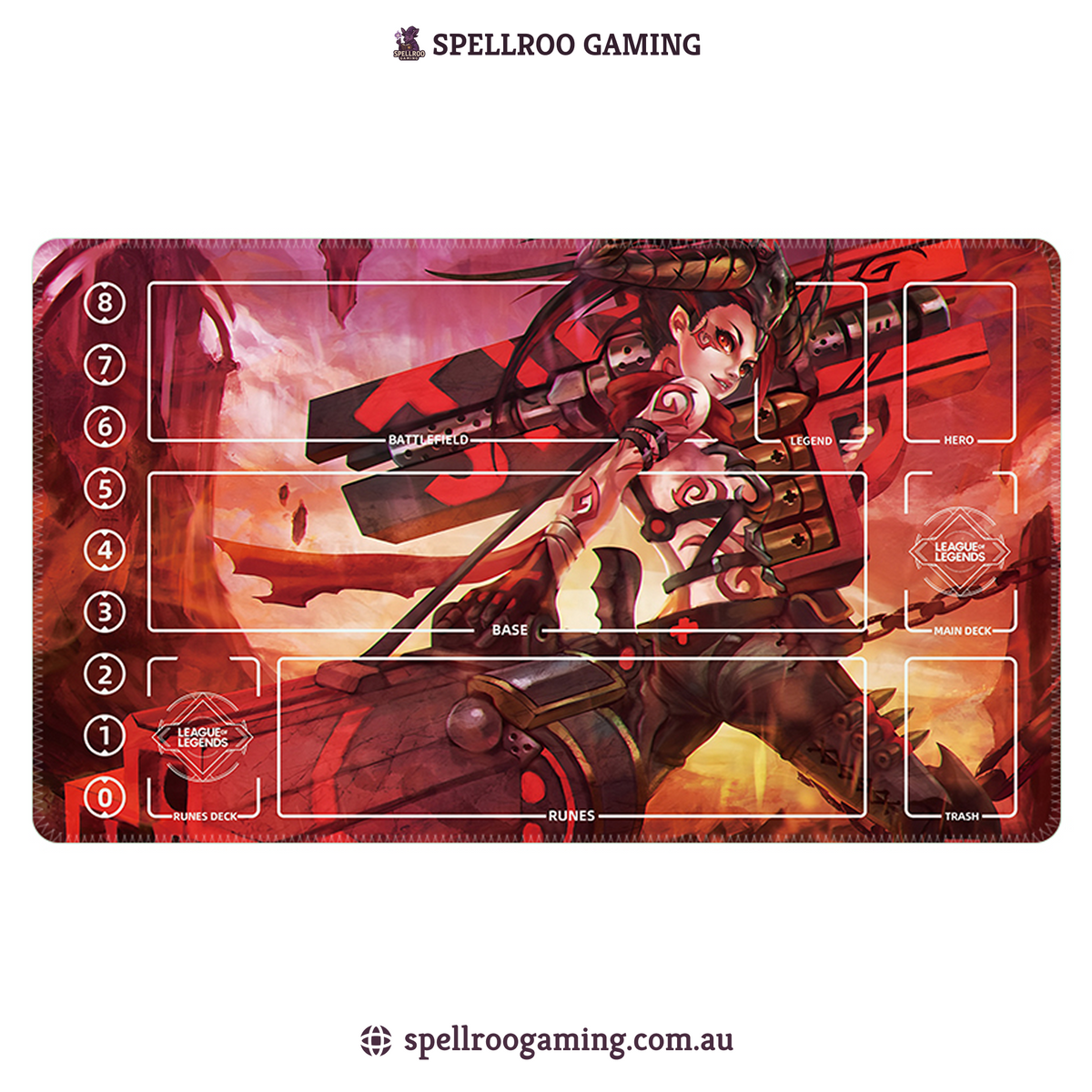 Riftbound: League of Legends TCG: Single Playmat (3mm) – Jinx 7 – English