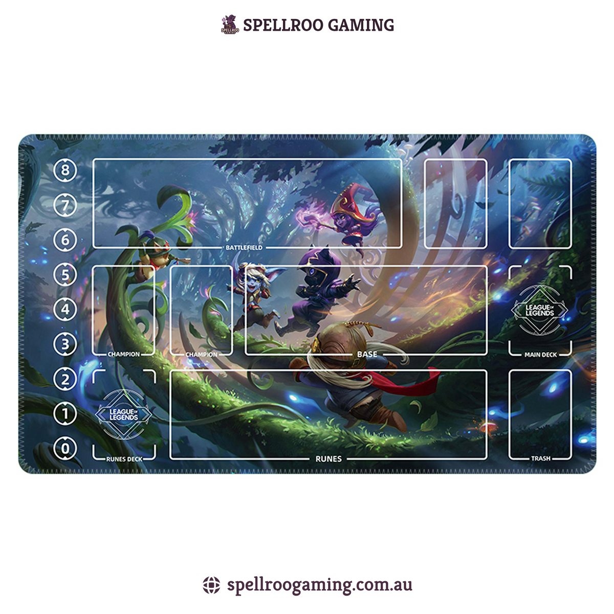 Riftbound: League of Legends TCG: Single Playmat (3mm) – Forest – English