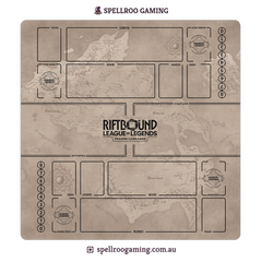 Riftbound: League of Legends TCG: Two-Player Playmat (3mm) - Map - English