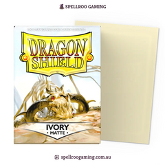 Dragon Shield: Matte - Ivory - Standard Size - 100 Sleeves