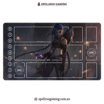 Riftbound: League of Legends TCG: Single Playmat (3mm) – Jinx 6 – English