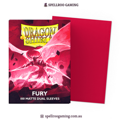 Dragon Shield: Matte Dual - Fury - Standard Size - 100 Sleeves