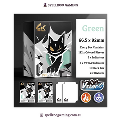 Card Trick: Standard Sleeve Accessory Bundle – Deck Box Set with Colored Sleeves, Indicators & Divider