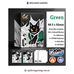 Card Trick: Standard Sleeve Accessory Bundle – Deck Box Set with Colored Sleeves, Indicators & Divider