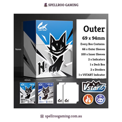 Card Trick: Hard Outer Sleeve Bundle for TCG & Sports Cards (Pokémon, Yu-Gi-Oh!, MTG, One Piece, CCG) - 300pc - 69x94mm