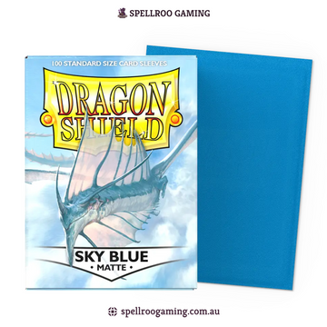 Dragon Shield: Matte - Sky Blue - Standard Size - 100 Sleeves