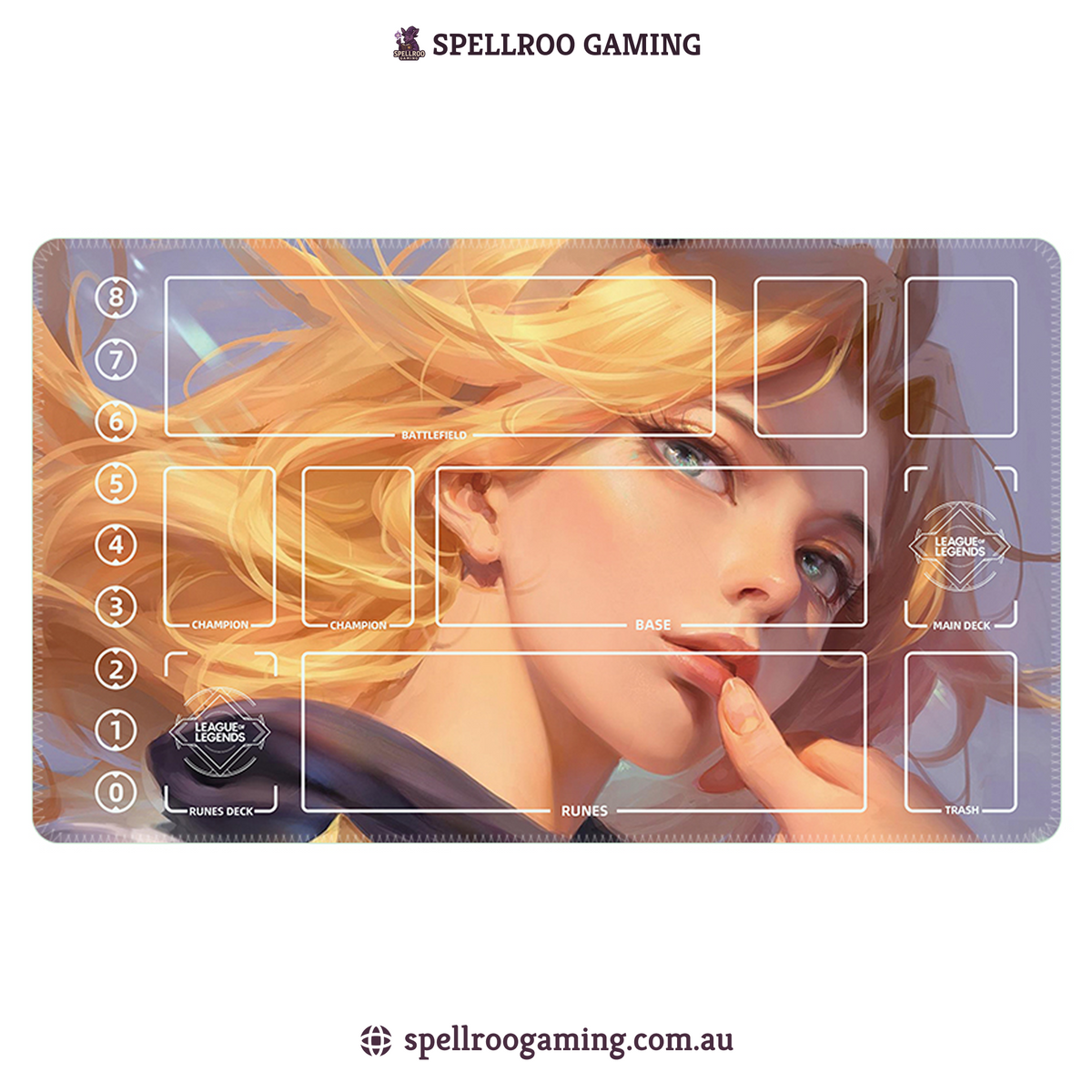 Riftbound: League of Legends TCG: Single Playmat (3mm) – Lux 5 – English