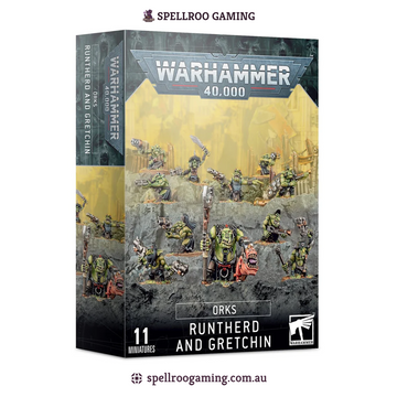 Warhammer: 40K – Ork - Runtherd And Gretchin (11 Miniatures)