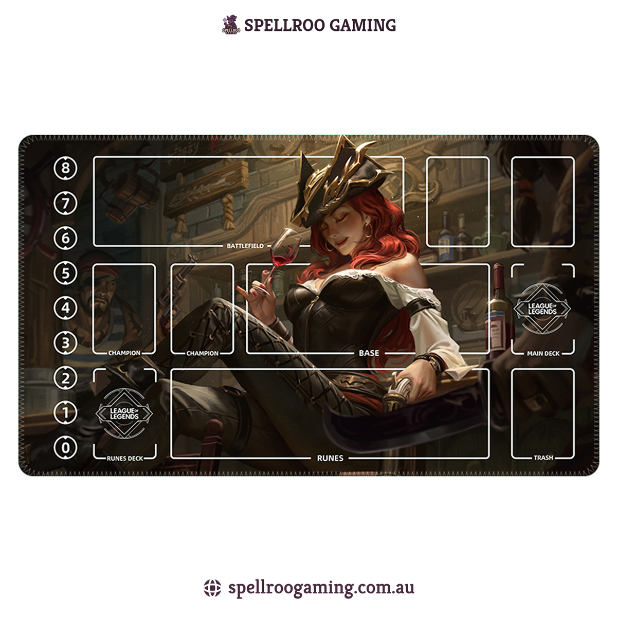 Riftbound: League of Legends TCG: Single Playmat (3mm) – Miss Fortune 1 – English