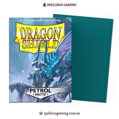 Dragon Shield: Matte - Petrol - Standard Size - 100 Sleeves