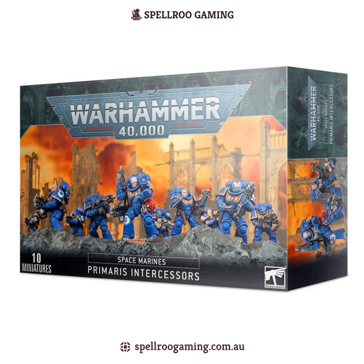 Warhammer: 40K – Space Marines – Intercessors 2020 (10 Miniatures)