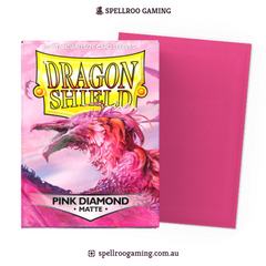 Dragon Shield: Matte - Pink Diamond - Standard Size - 100 Sleeves