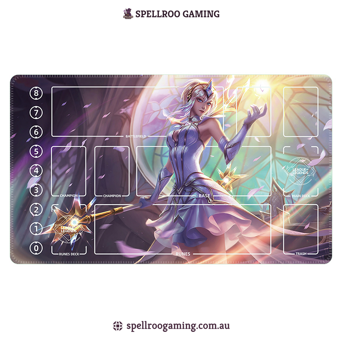 Riftbound: League of Legends TCG: Single Playmat (3mm) – Lux 4 – English
