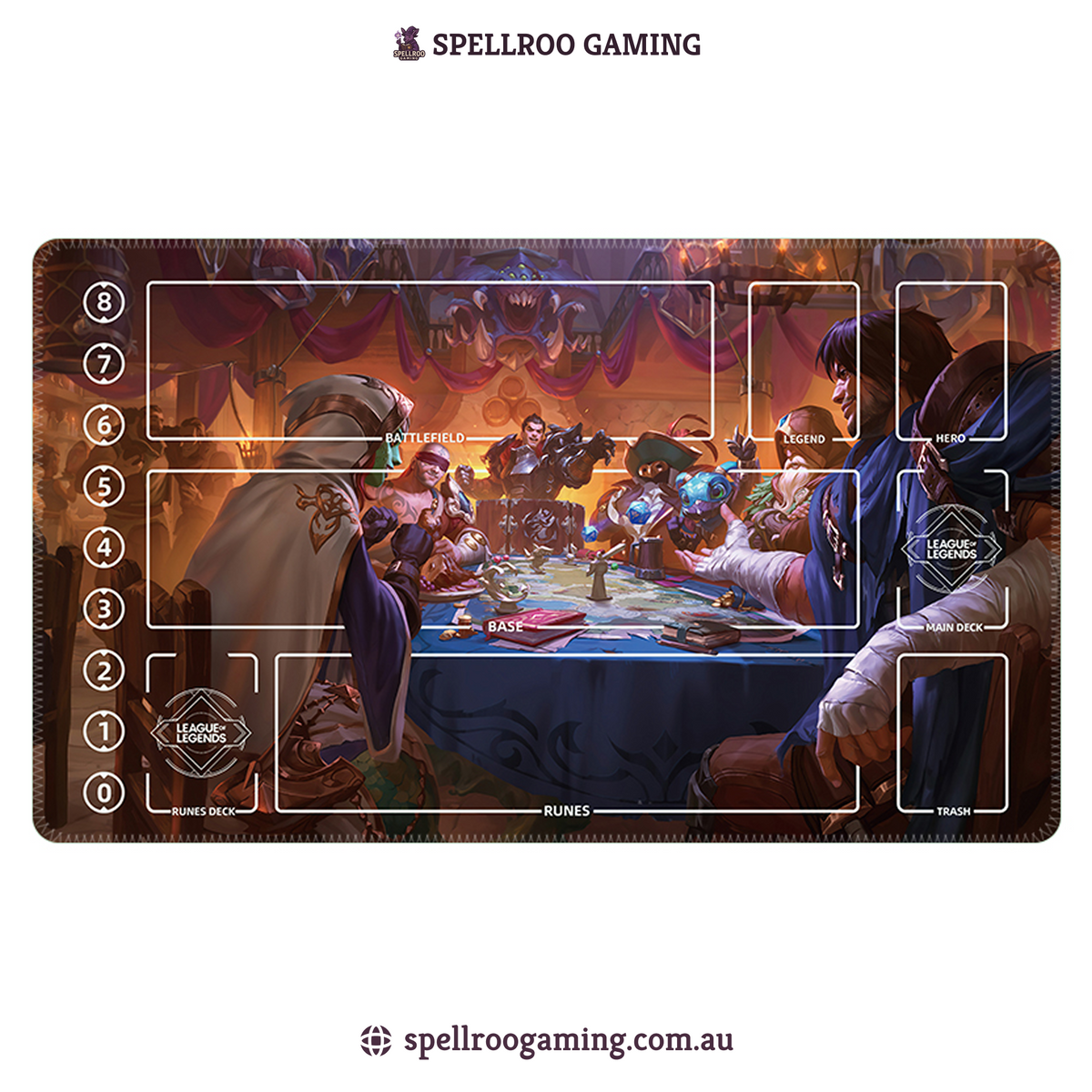 Riftbound: League of Legends TCG: Single Playmat (3mm) – Meeting – English