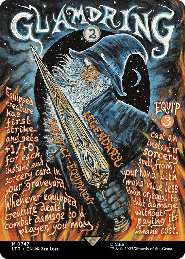 Glamdring (Borderless Poster) (LTR-747) - The Lord of the Rings: Tales of Middle-earth