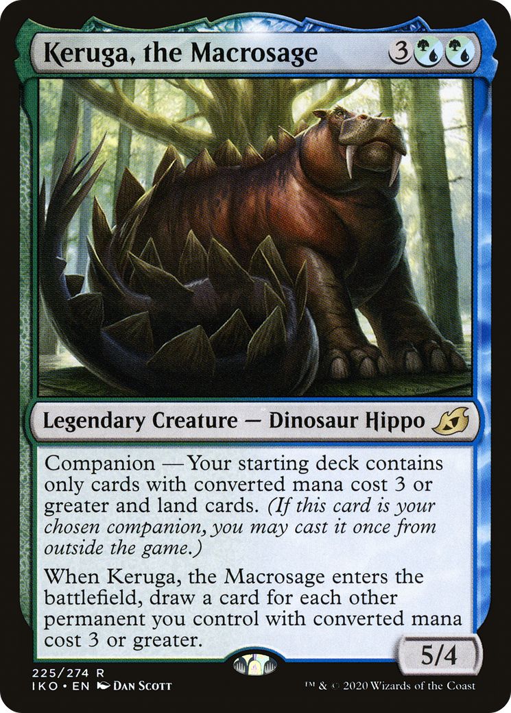 Keruga, the Macrosage (IKO-225) - Ikoria: Lair of Behemoths: (companion)