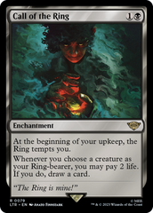 Call of the Ring (LTR-079) - The Lord of the Rings: Tales of Middle-earth Foil