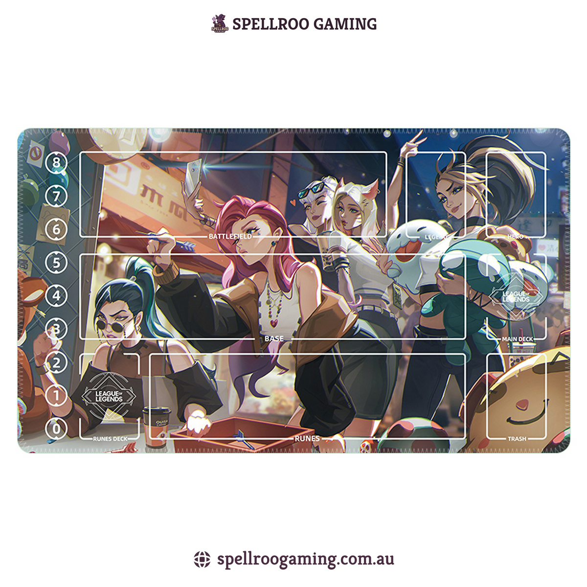 Riftbound: League of Legends TCG: Single Playmat (3mm) – Street Style – English