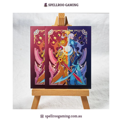 Riftbound: League of Legend TCG: Diana & Leona Standard Sleeves - 48pc - 66 x 92 mm -  English