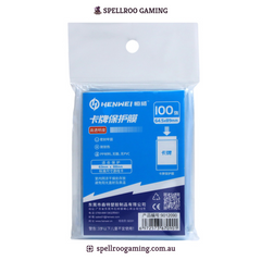 HENWEI: H18 Series 9μ PP Soft Card Sleeves – Protective Inner Sleeves for TCG & Sports Cards (Pokémon, Yu-Gi-Oh!, MTG, One Piece, CCG)