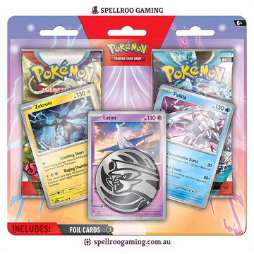 Pokemon TCG: Scarlet & Violet - Scarlet & Violet Enhanced 2 Packs Blister (Latios, Zekrom, Palkia) - English