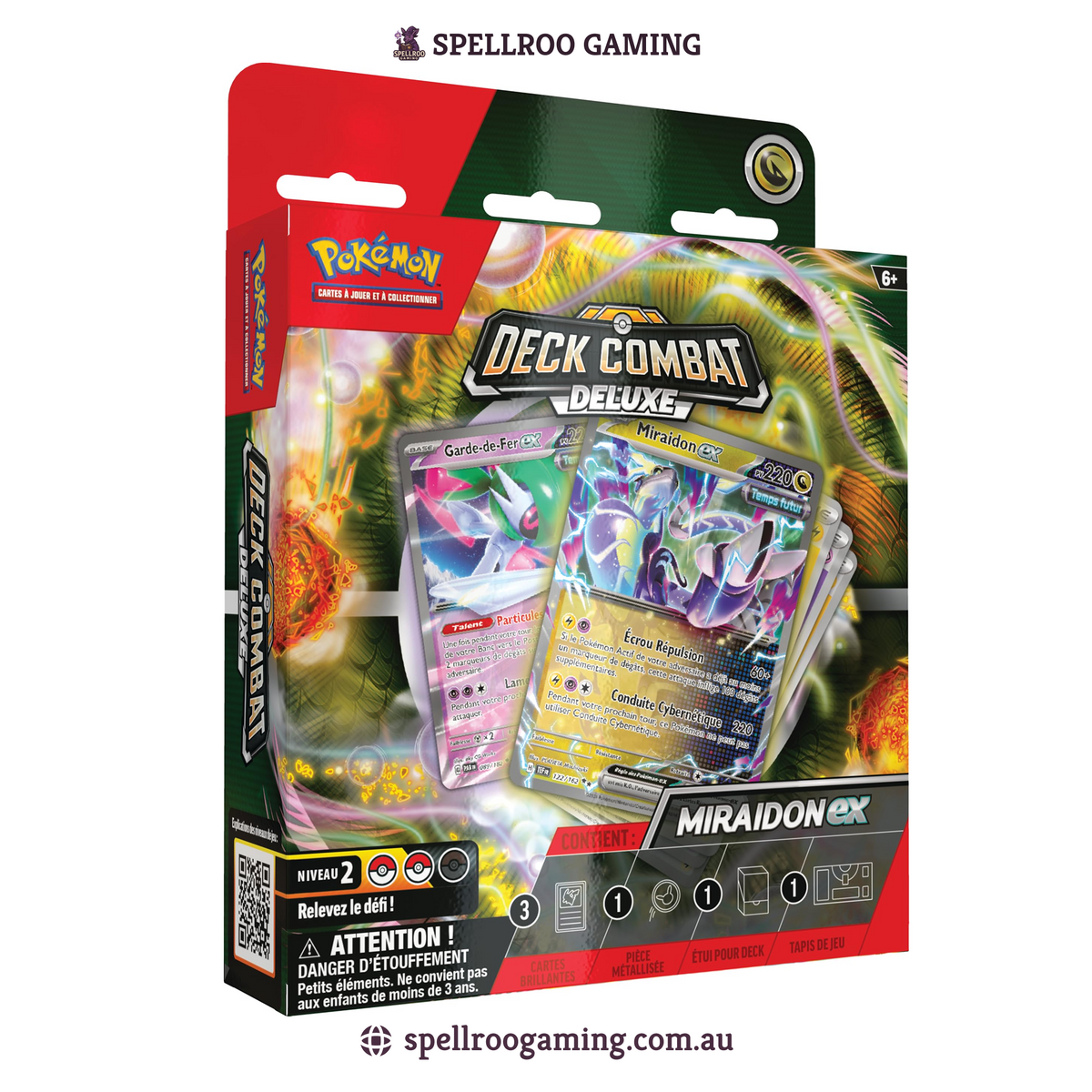 Pokemon TCG: Miraidon ex Deluxe Battle Deck - English