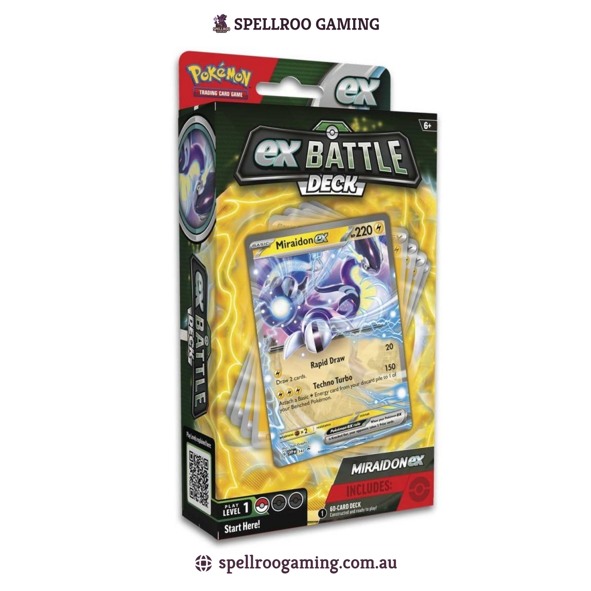 Pokemon TCG: Miraidon ex Battle Deck - English