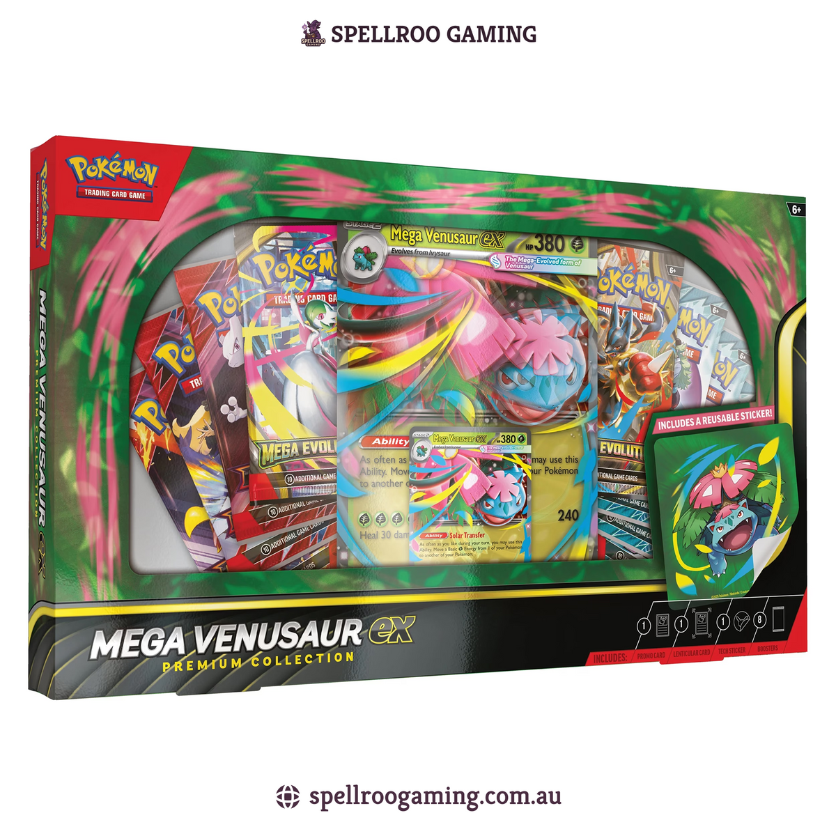 Pokemon TCG: Mega Evolution - Mega Evolution Mega Venusaur ex Premium Collection - English