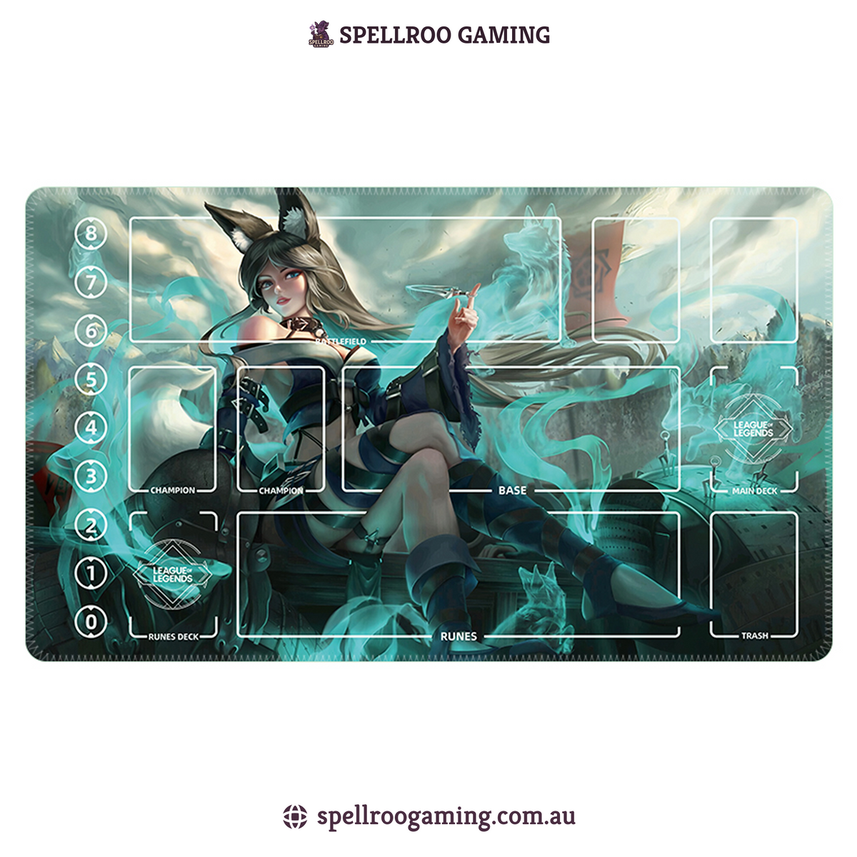 Riftbound: League of Legends TCG: Single Playmat (3mm) – Ahri 5 – English