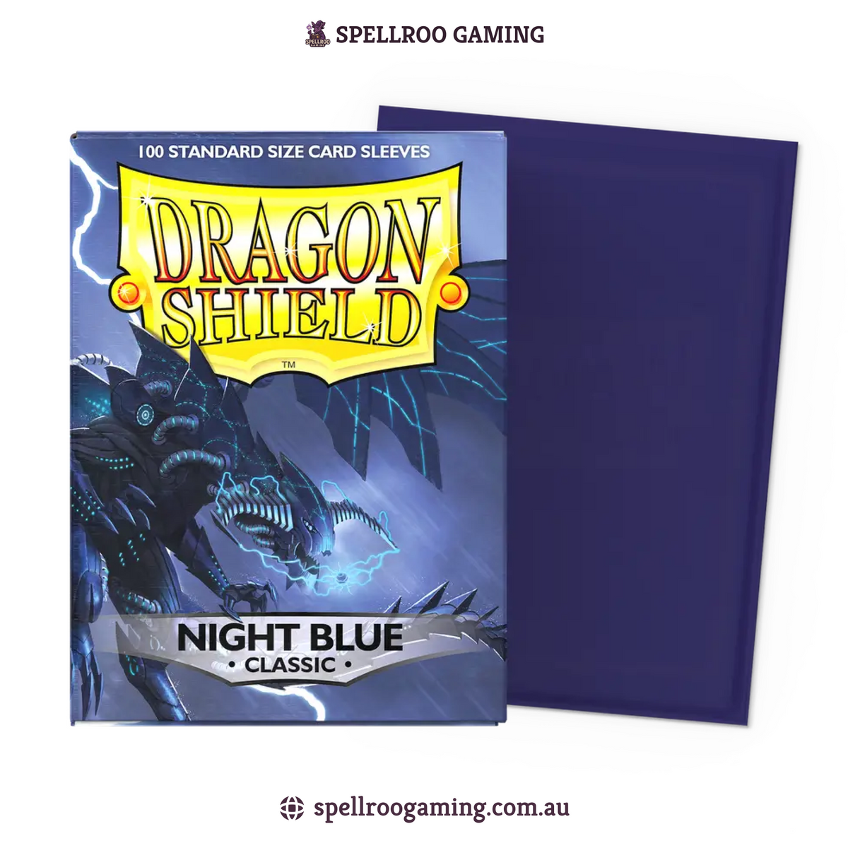 Dragon Shield: Classic - Night Blue - Standard Size - 100 Sleeves