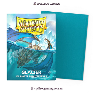 Dragon Shield: Matte Dual - Glacier - Standard Size - 100 Sleeves