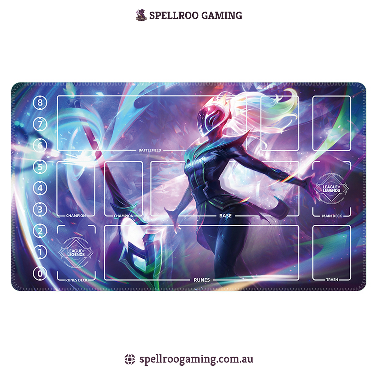 Riftbound: League of Legends TCG: Single Playmat (3mm) – Lux 3 – English