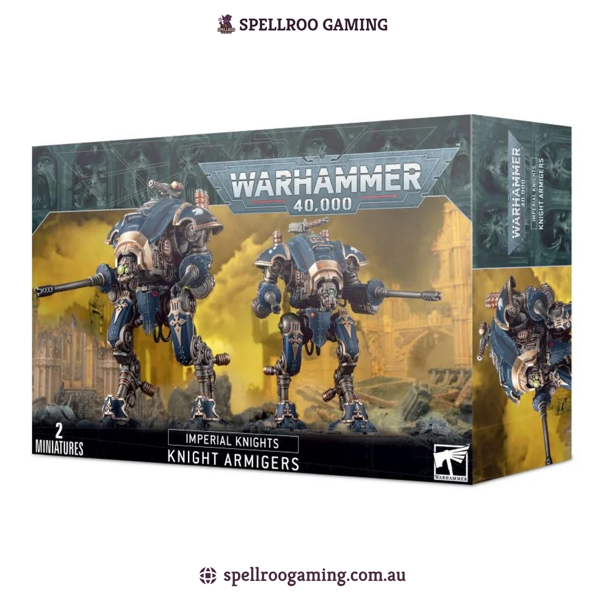 Warhammer: 40K – Imperial Knights - Knights Armiger Helverins/Warglaives (2 Citadel Miniatures)