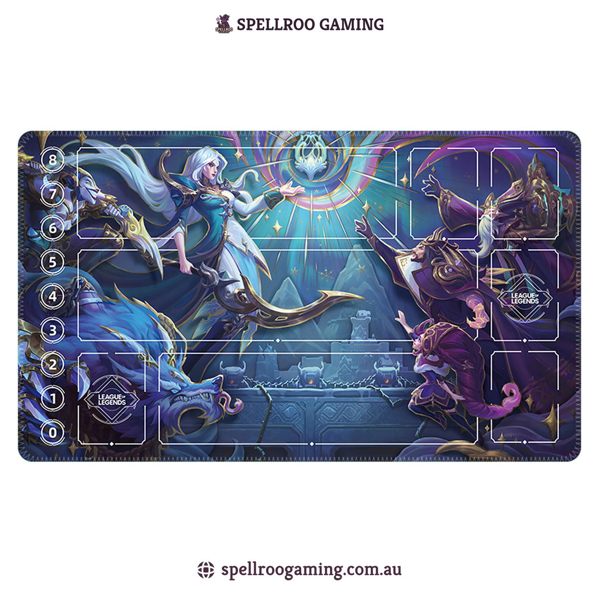 Riftbound: League of Legends TCG: Single Playmat (2mm) – Magic Power – English