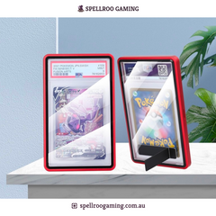 Magnetic Acrylic PSA Slab Protector: Suitable for PSA/CGC - UV Protection - Stand - 35PT