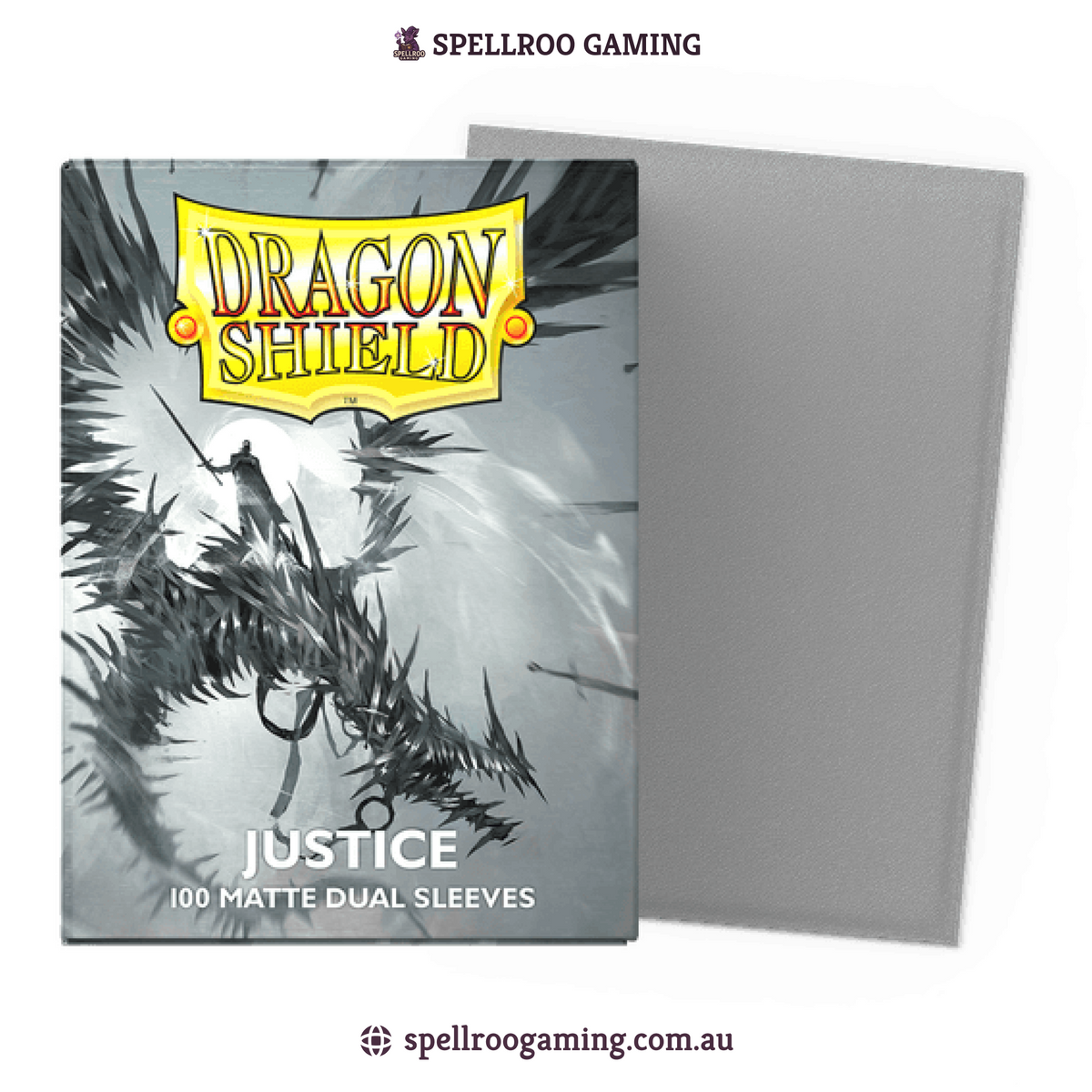 Dragon Shield: Matte Dual - Justice - Standard Size - 100 Sleeves