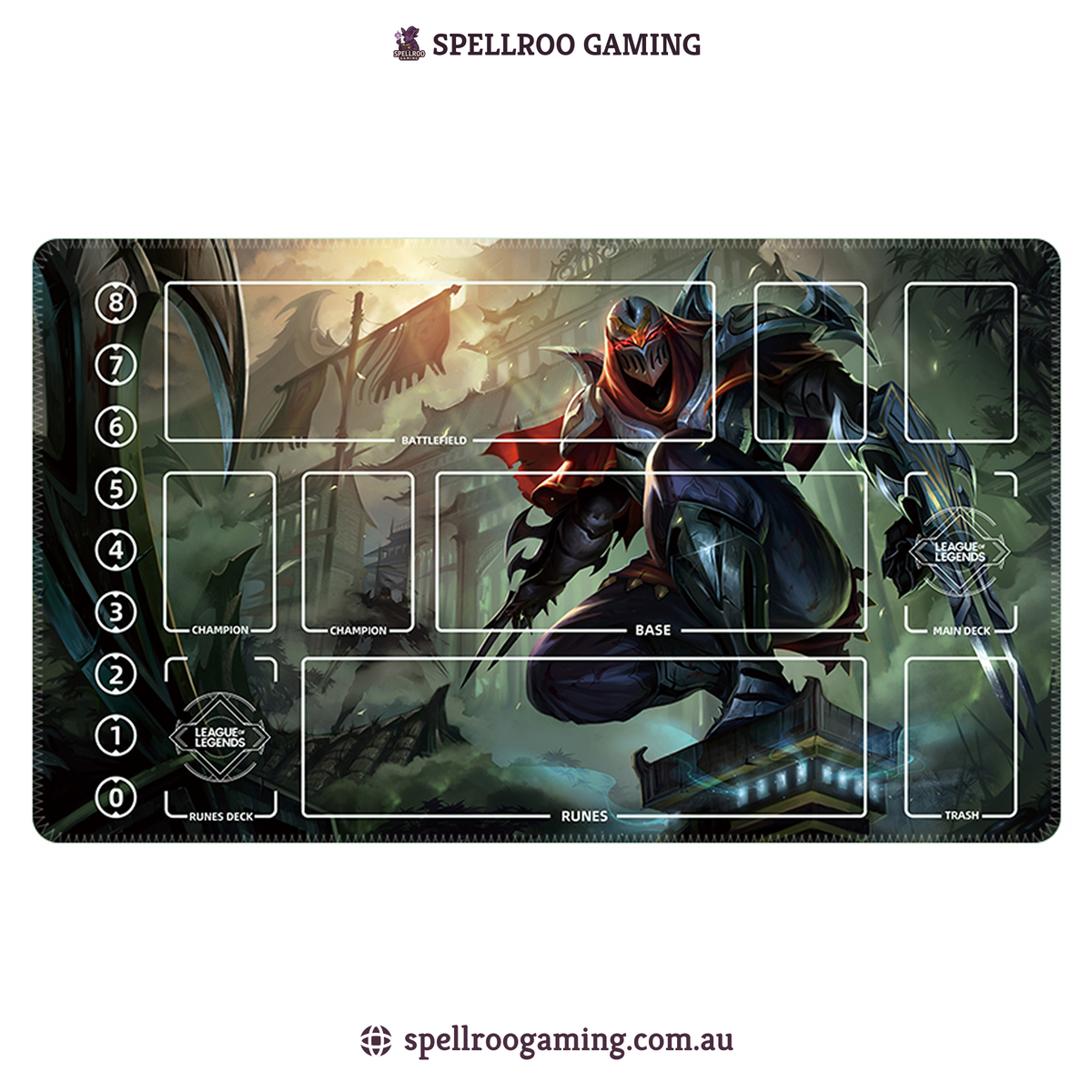 Riftbound: League of Legends TCG: Single Playmat (3mm) – Zed 2 – English