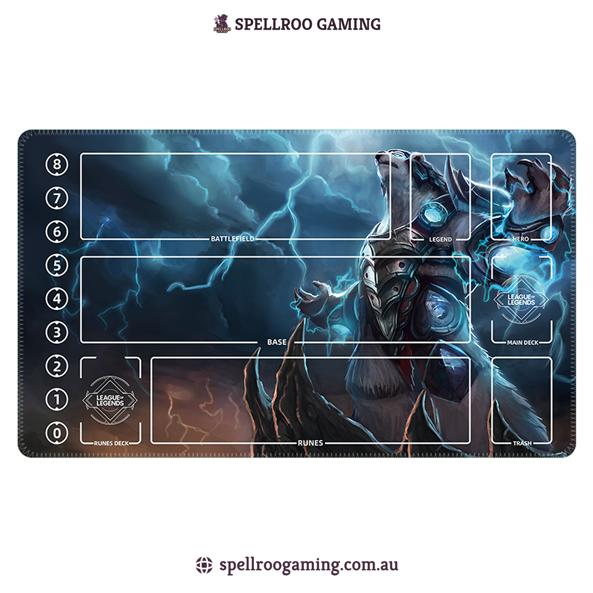 Riftbound: League of Legends TCG: Single Playmat (3mm) – Volibear 3 – English