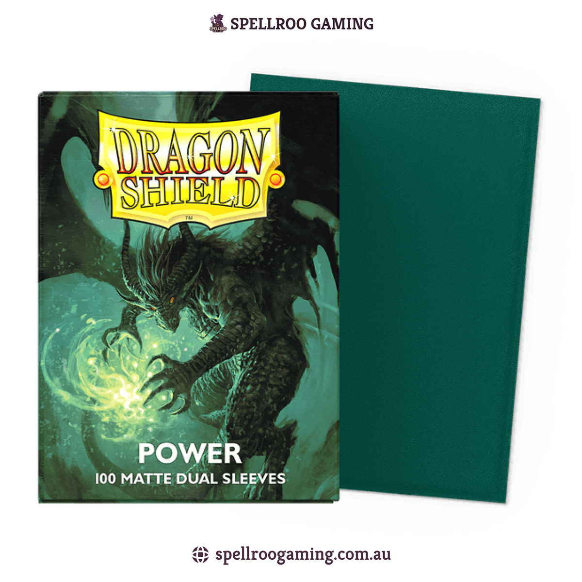 Dragon Shield: Matte Dual - Power - Standard Size - 100 Sleeves