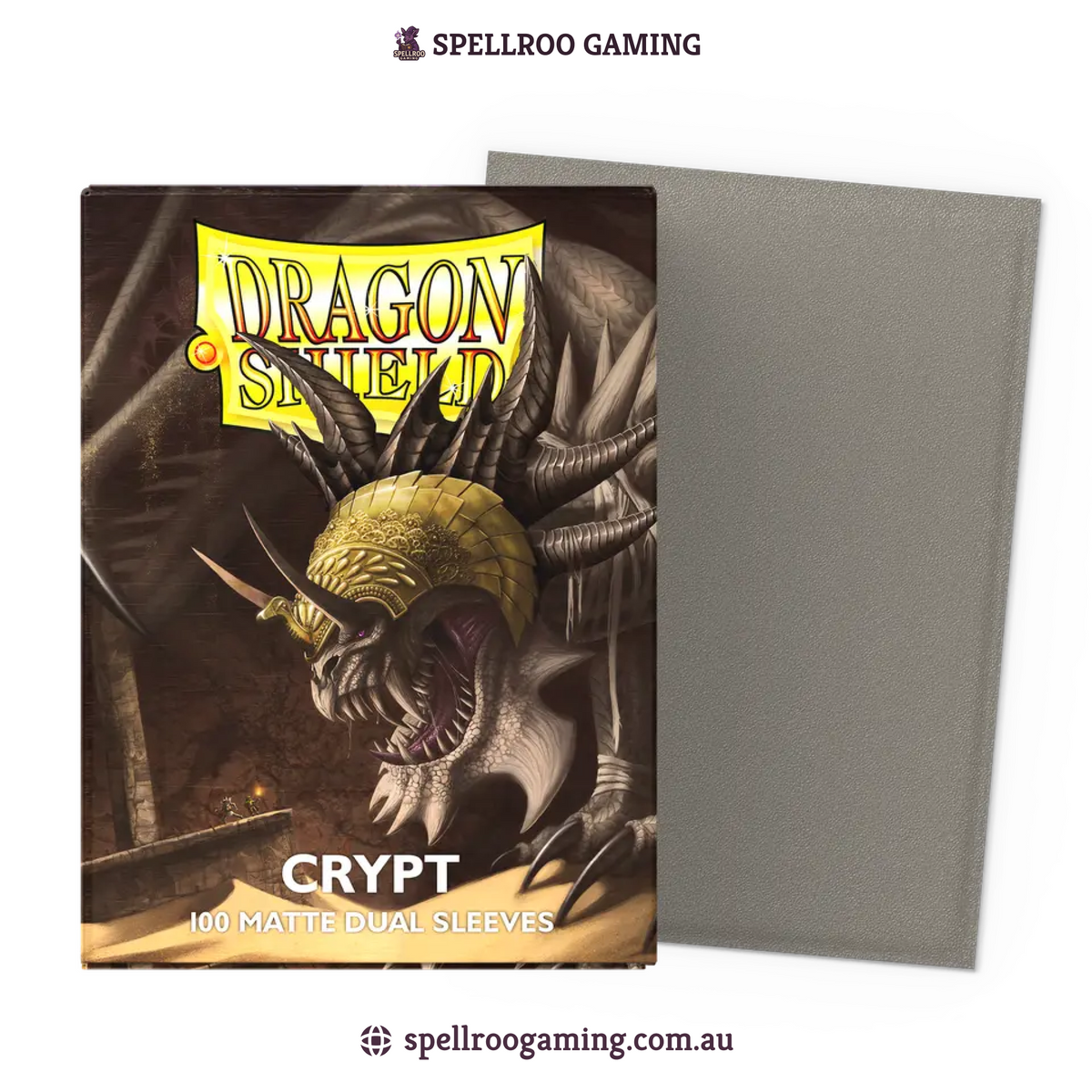Dragon Shield: Matte Dual - Crypt - Standard Size - 100 Sleeves